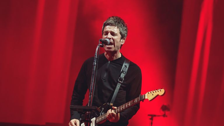 MADRID, SPAIN - JULY 11: Noel Gallagher from the band High Flying Birds perfoms on stage a Madcool Festival on July 11, 2019 in Madrid, Spain. (Photo by Javier Bragado/WireImage)