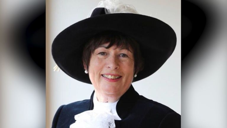 Former high sheriff of Derbyshire Annie Hall