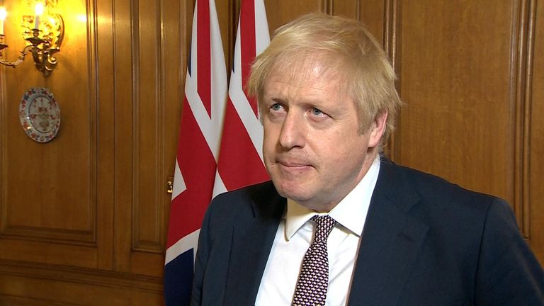 Prime Minister Boris Johnson says this country will never be divided or intimidated by this kind of attack.
