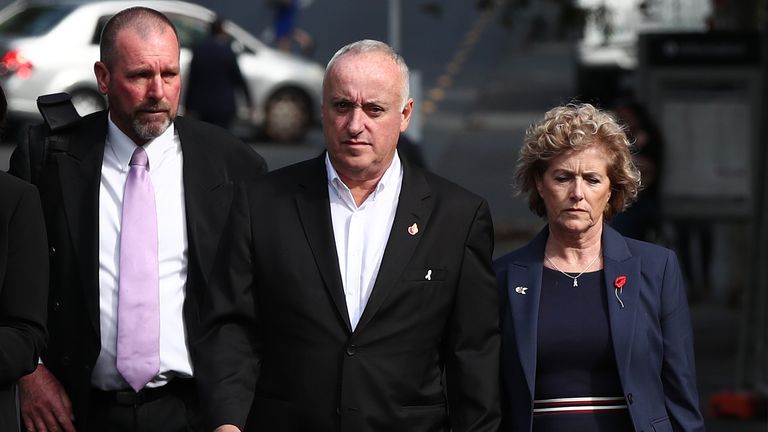 Grace Millane's parents David and Gillian arrive at Auckland High Court