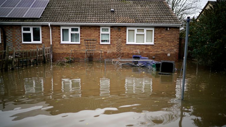 People have been evacuated from flooded homes in Fishlake