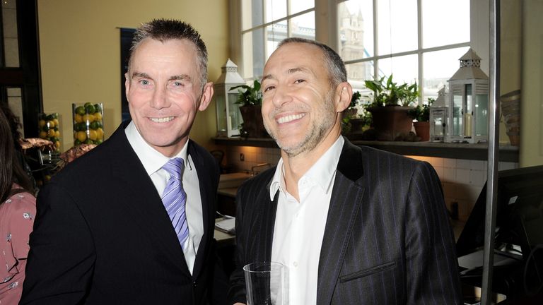 Rhodes with Michel Roux Jr in 2011