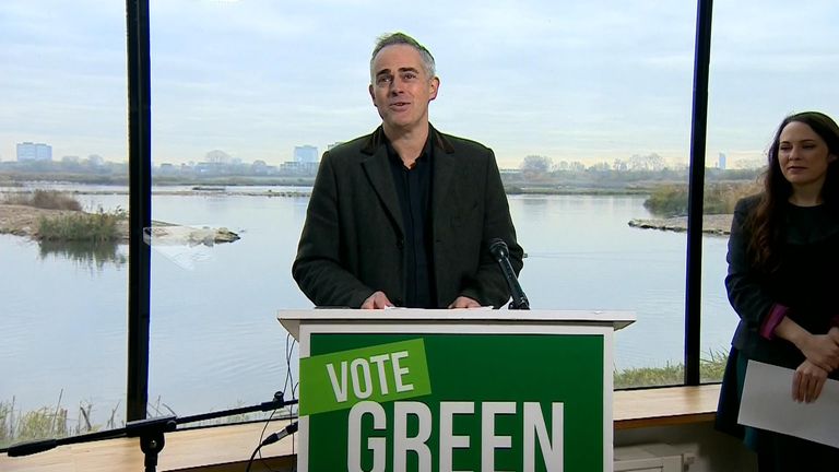 Green Party co-leader Jonathan Bartley