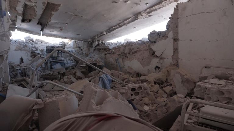 Russian and Syrian regime supporters claim hospitals are used to harbour weapons and fighters