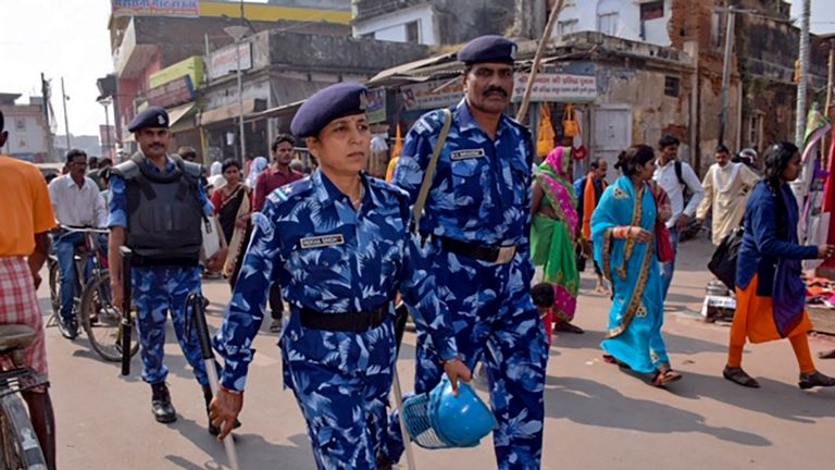 Security has been tightened in Ayodhya