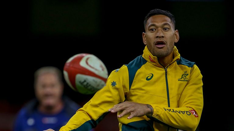 Israel Folau had his contract with Rugby Australia terminated in May after previous remarks he made about homosexuals