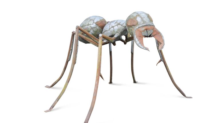 A large steel ant sculpture went for £8,000