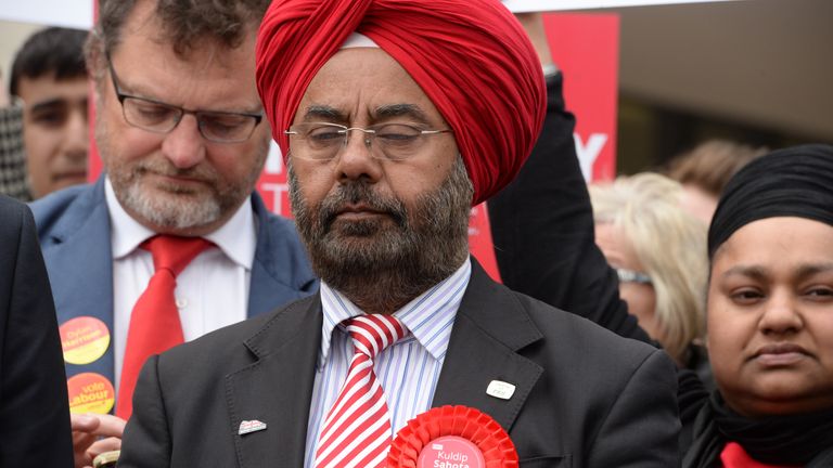 Kuldip Sahota has reported his Conservative rival to the police