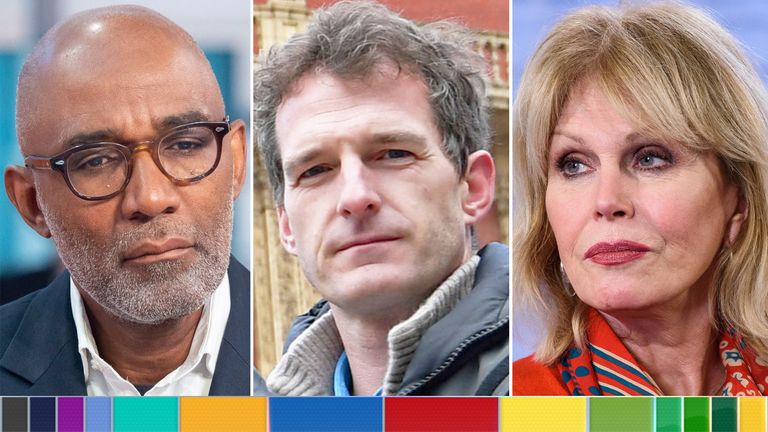 Trevor Phillips, Dan Snow, and Joanna Lumley