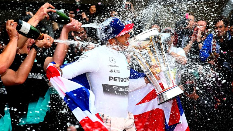Hamilton&#39;s third championship was also secured at the US GP