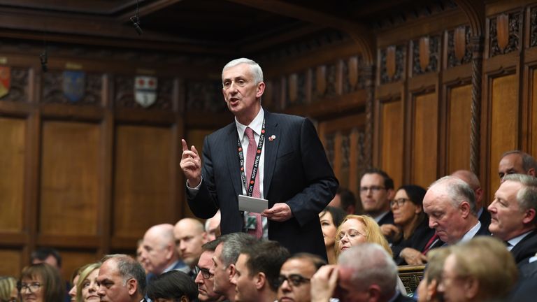 Sir Lindsay Hoyle runs in the speaker election. Pic: ©UK Parliament/Jessica Taylor
