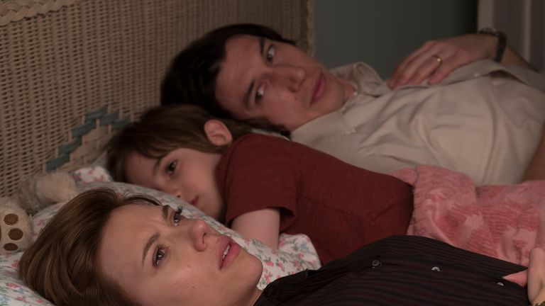 Adam Driver and Scarlett Johansson in Noah Baumbach&#39;s Marriage Story