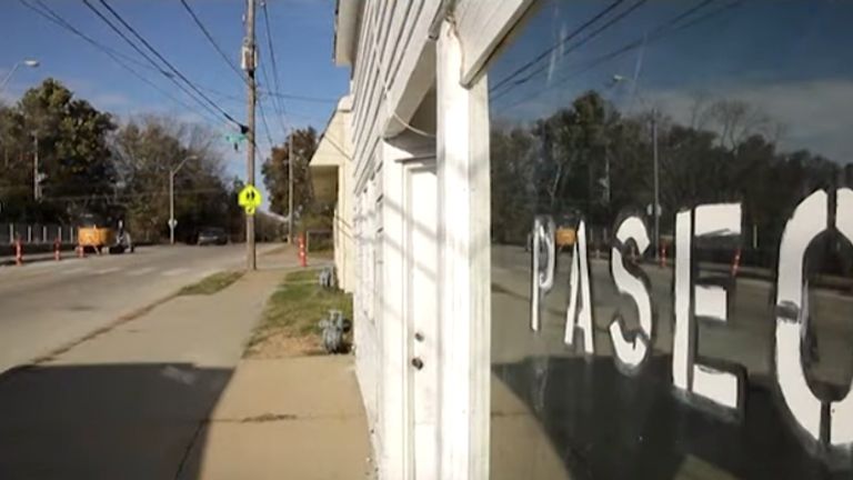 The council voted in January to rename The Paseo, in the city's mostly black east side. Pic: CBSN