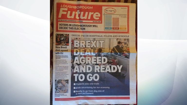 &#39;Fake newspaper&#39; put out by a political party at the 2019 election