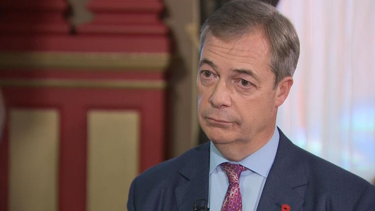 Nigel Farage has abandoned plans for the Brexit Party to contest more than 600 seats in the General Election.