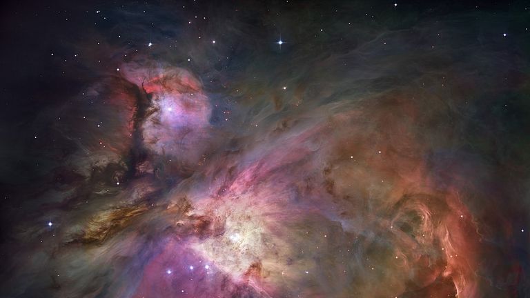 The Orion Nebula is a star-forming zone of gas