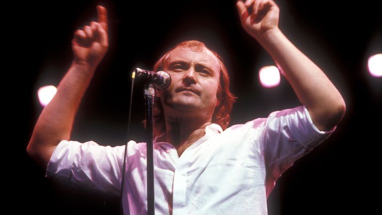 Phil Collins at the Various in Los Angeles, California