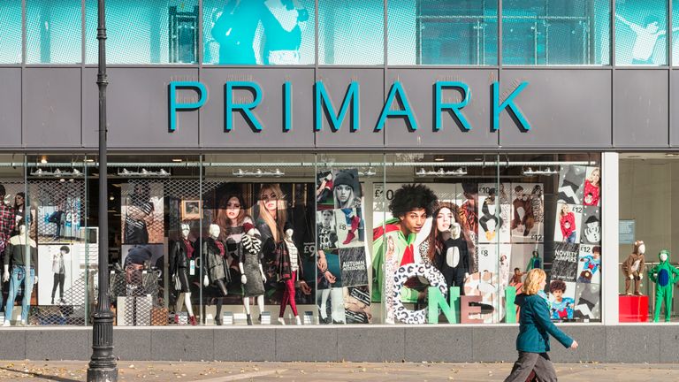 The security guard was employed by an outside company to work at Primark. File pic.