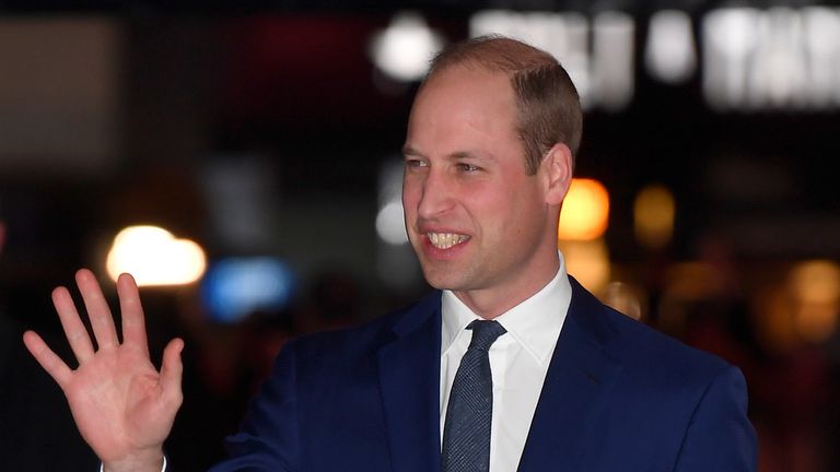 Prince William at the Tusk Conservation Awards in London