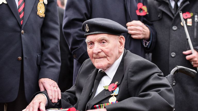 Ron Freer, 104, said he is 'hugely honoured' to be marching in tribute to those who fell