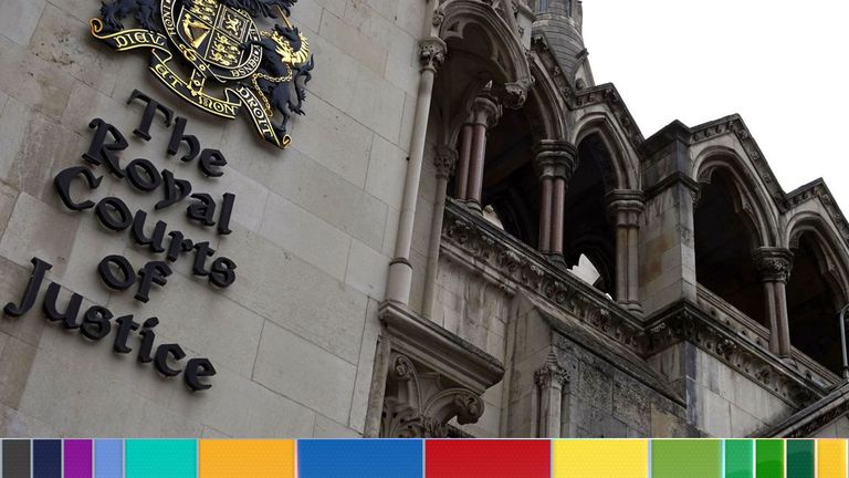 Royal Courts of Justice in London