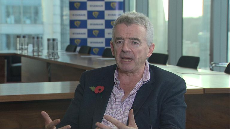 Michael O&#39;Leary criticised McDonald&#39;s decision to sack their CEO