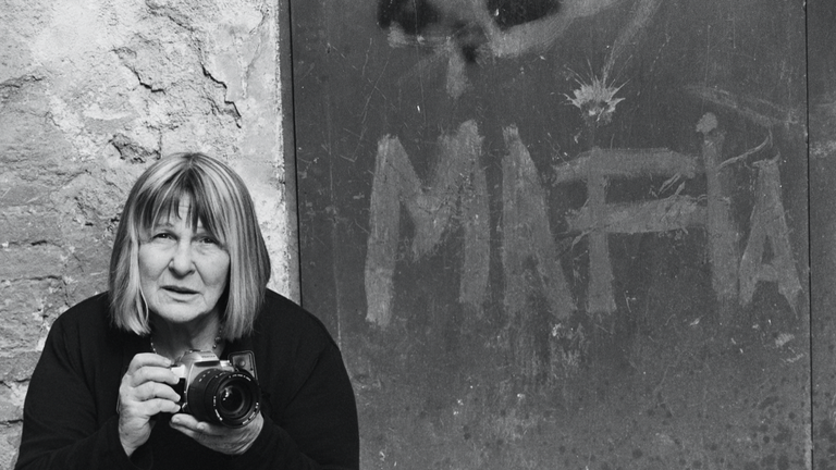 Shooting The Mafia. Interview with Kim Longinotto. Pic: Letizia Battaglia