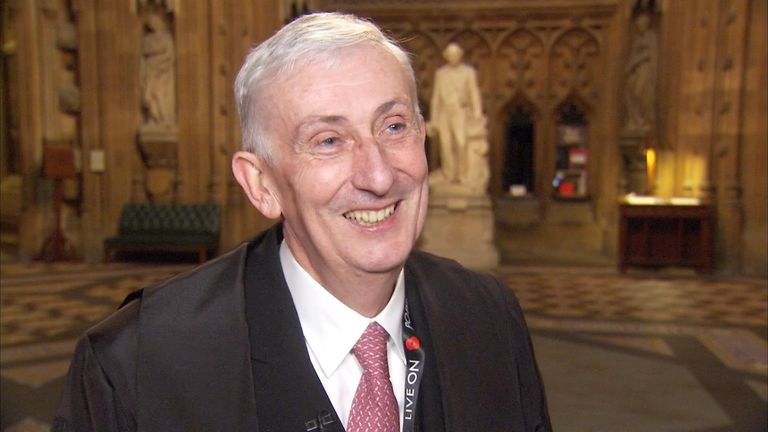 Newly-elected speaker of the House, Sir Lindsay Hoyle, spoke to Sky News&#39; John Craig very shortly after being dragged to the chair