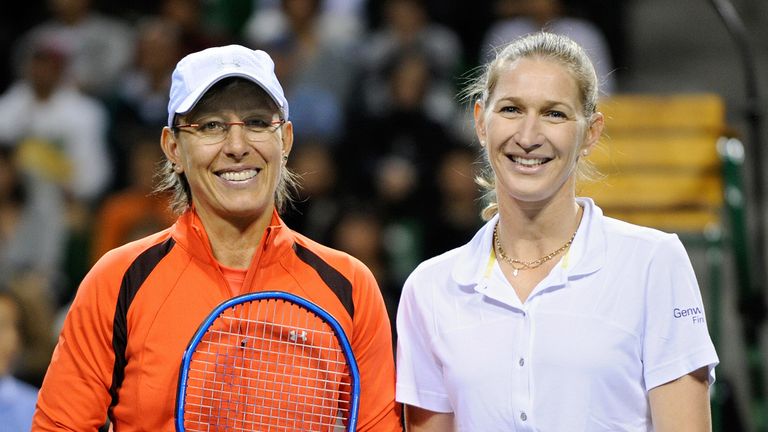 Steffi Graf and Martina Navratilova