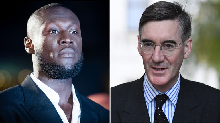 Stormzy and Jacob Rees-Mogg