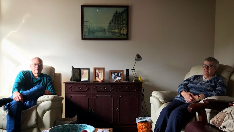Alan McKean cares full time for his wife, Carol, who suffered a brain injury during a road accident in 1998 