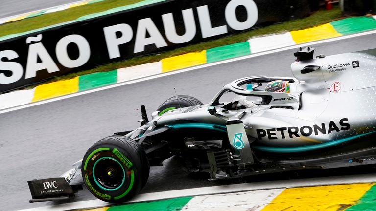 Hamilton-Bottas nearly collide! - Sky Sports