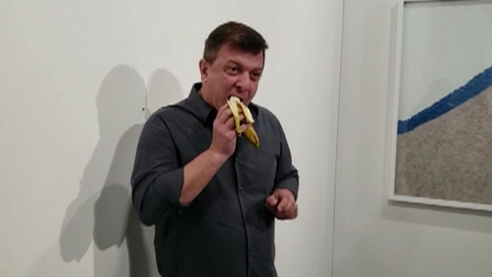 'Hungry Artist' David Datuna has eaten a 120k banana Ents & Arts