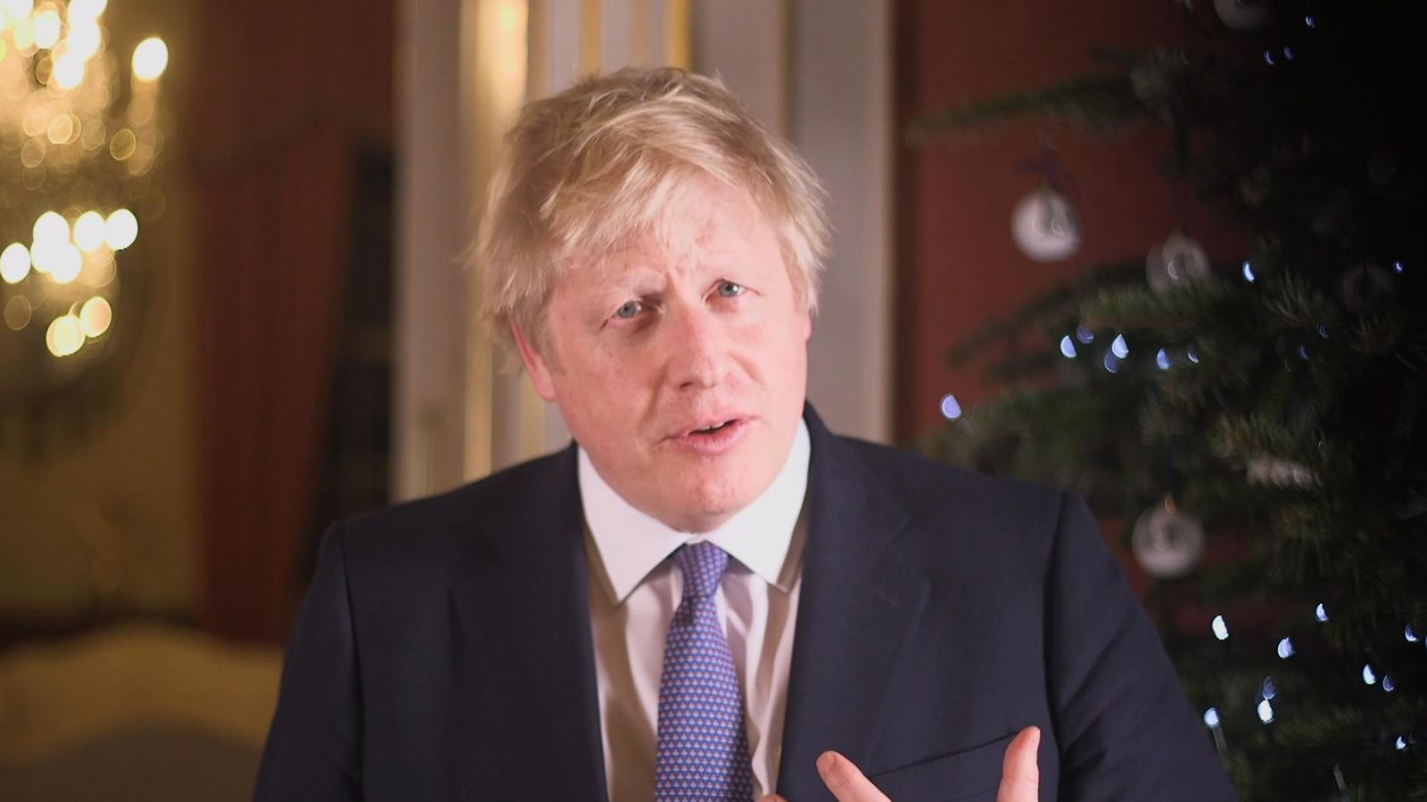 Boris Johnson delivers Christmas message Politics News Sky News