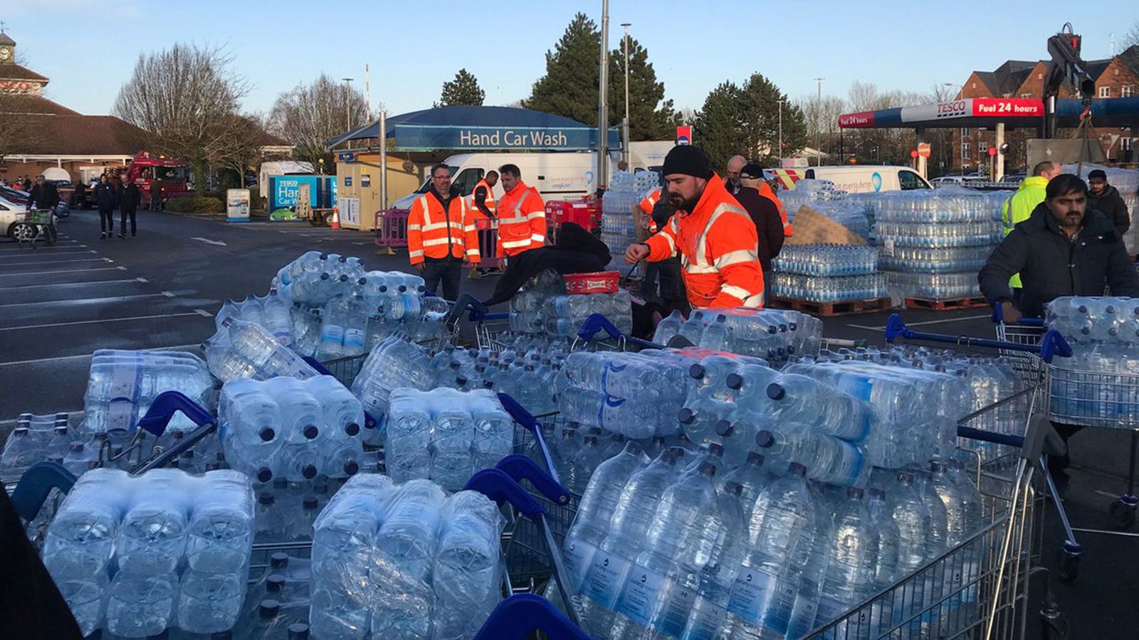 Anglian Water: Anger as thousands left without running water for a ...