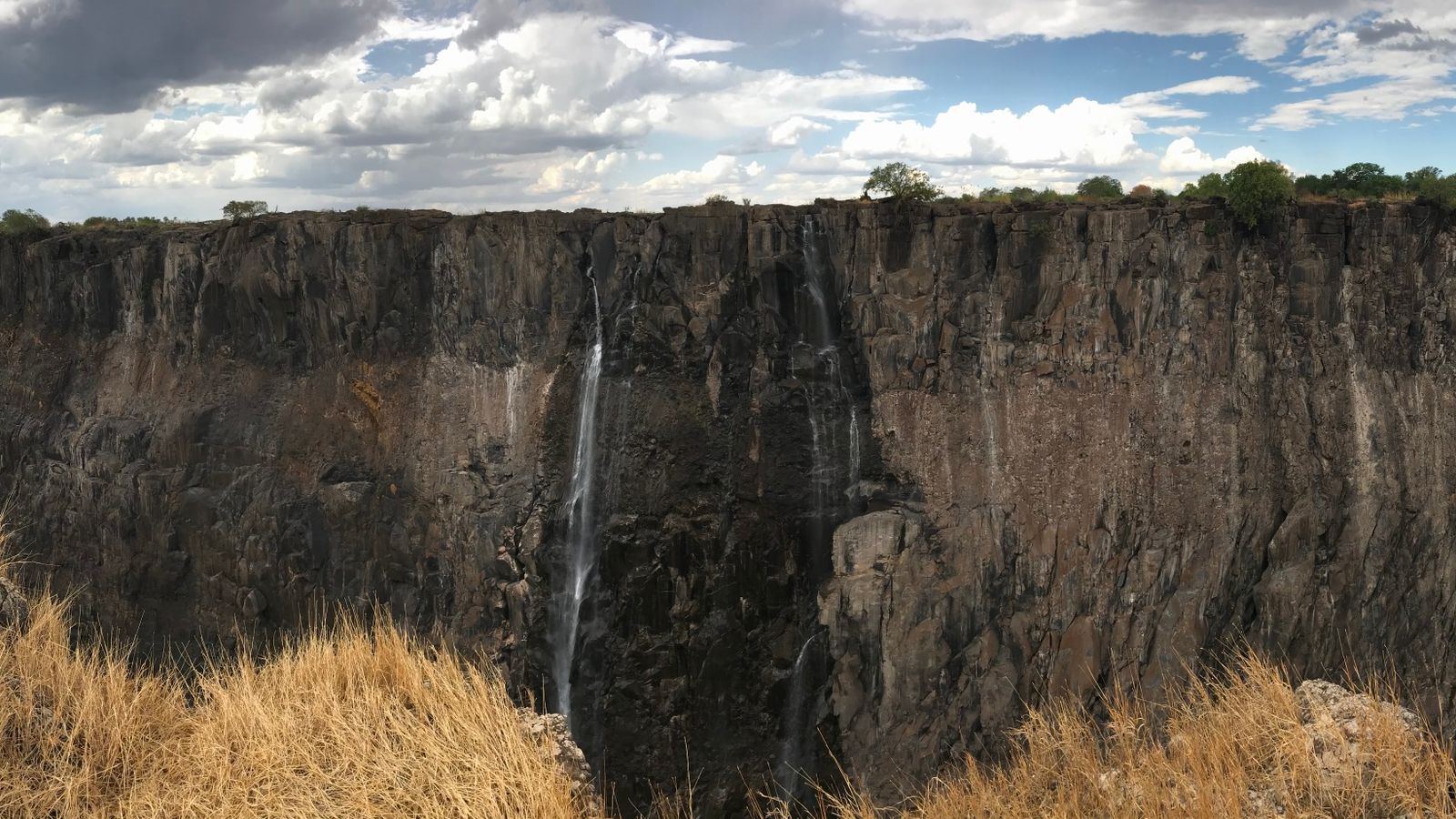 Climate change: Drought cuts Victoria Falls to lowest level in 25 years - Sky News