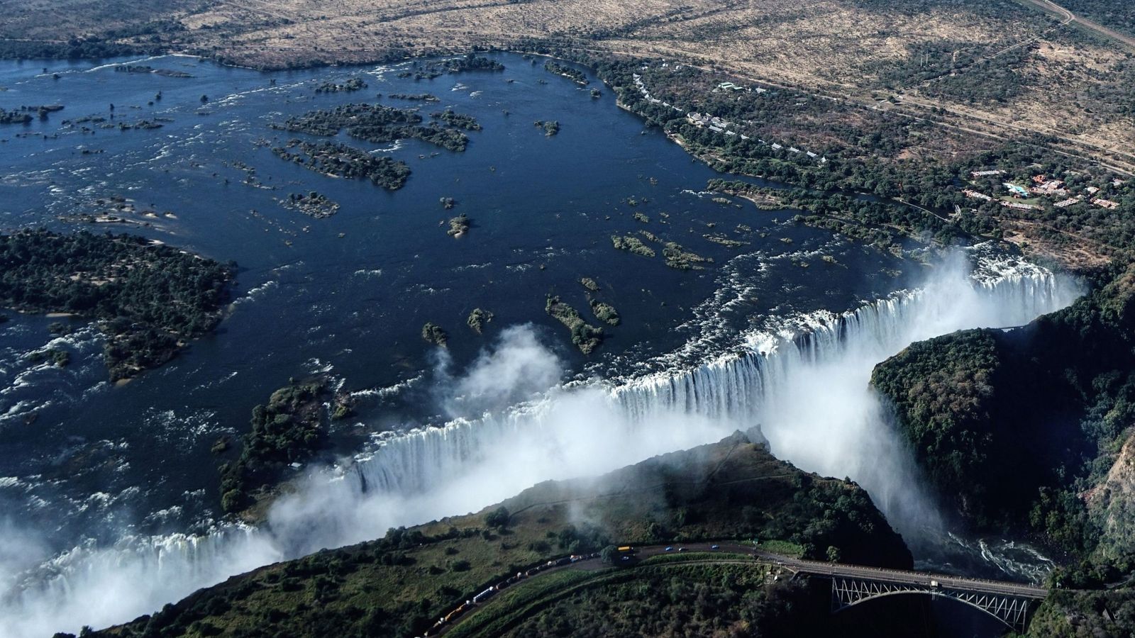 Climate change Sight of Victoria Falls cut to a trickle is