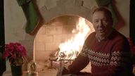 Kevin Spacey posted a Christmas Eve vide on his YouTube channel