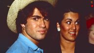 George Michael with sister Melanie Panayiotou in the early 1980s