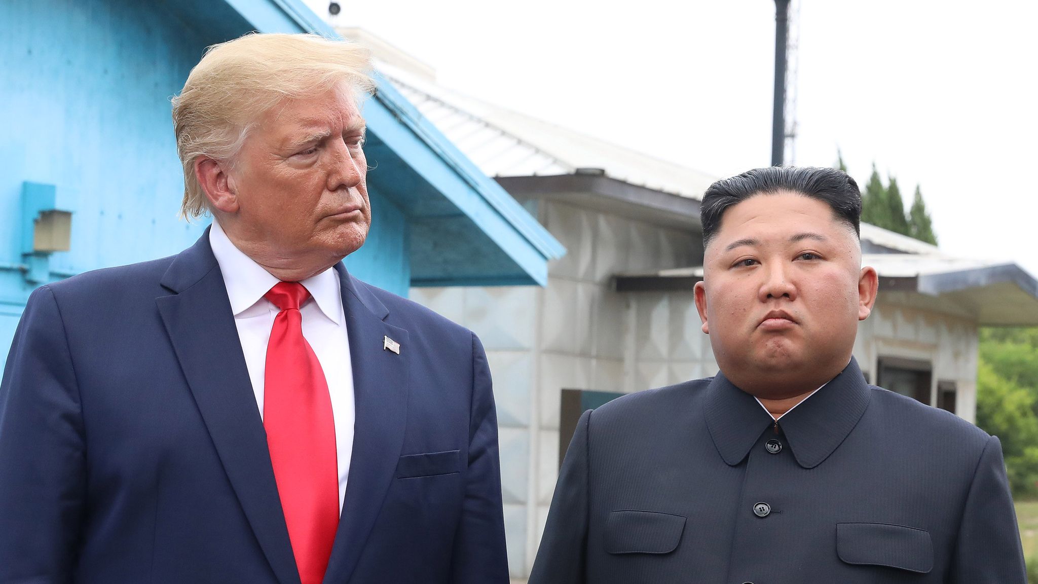 Trump Congratulates Kim Jong Un On Managing Coronavirus In North Korea World News Sky News