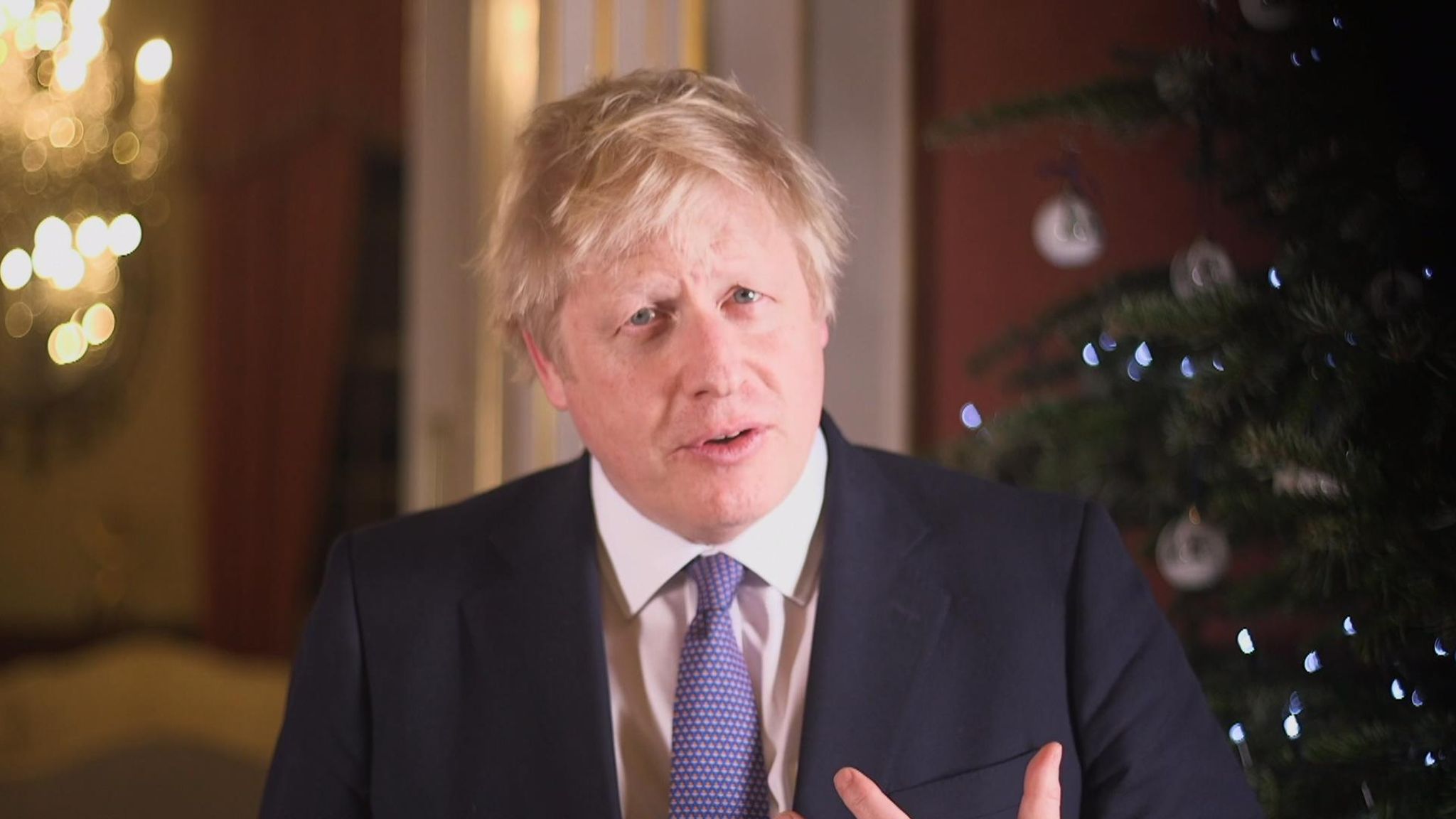 Boris Johnson uses Christmas message to urge Britons to 'celebrate the