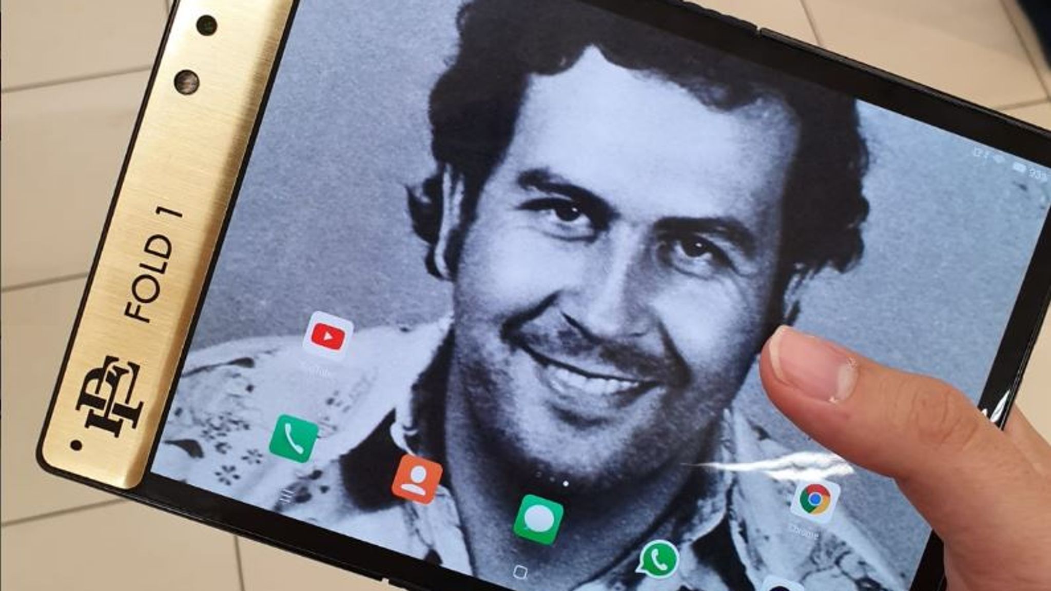 Pablo Escobar's brother launches 'unbreakable' gold smartphone - and vows to sue | Science & Tech News | News