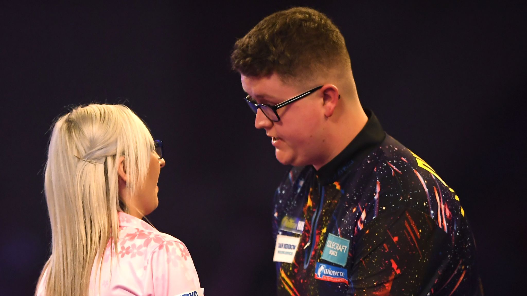 PDC World Darts Championship Fallon Sherrock first woman to