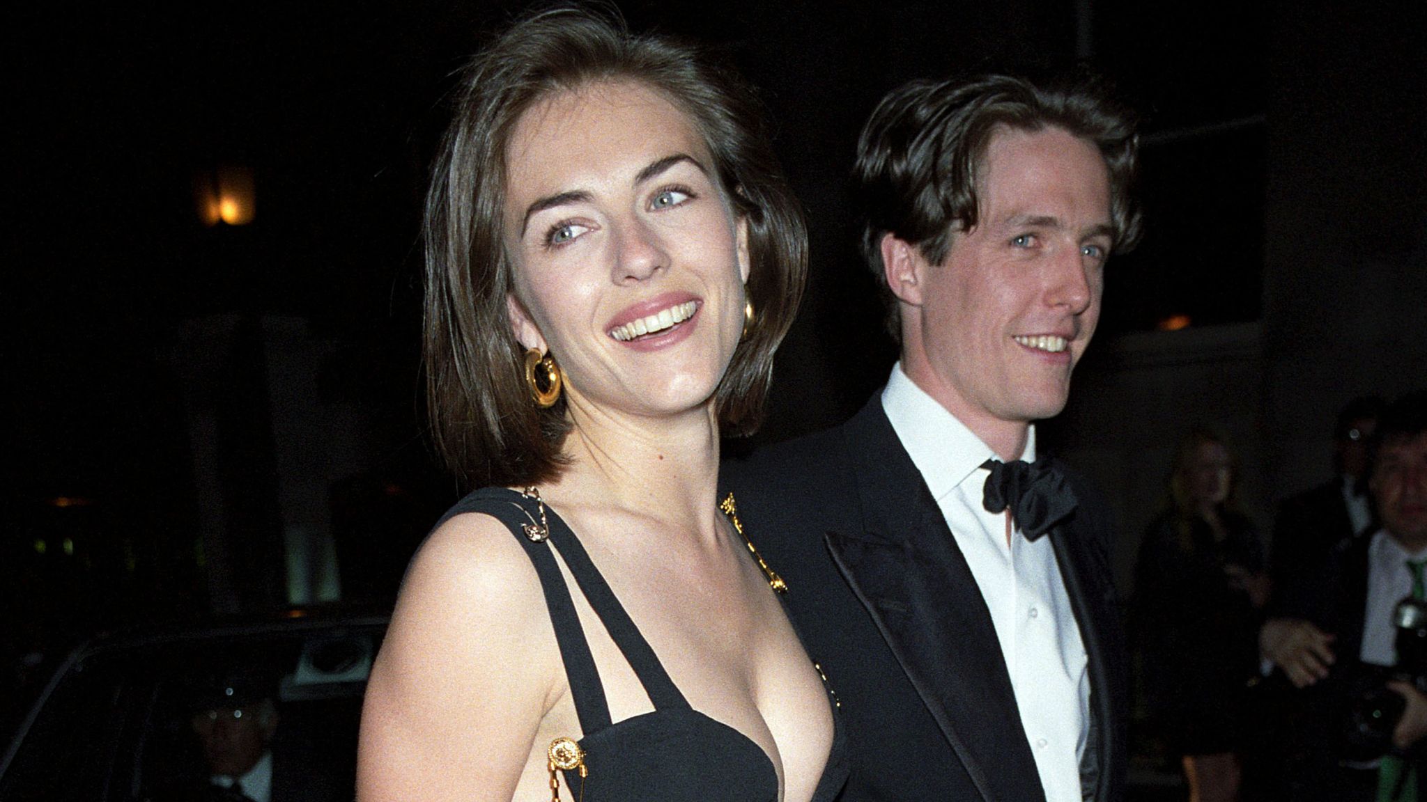 Hugh Grant says Liz Hurley wore 'That Dress' after snub by designers ...