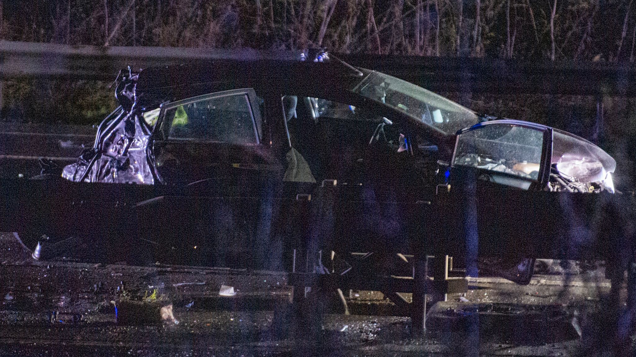 Woman dies in Christmas Eve car crash on M1 | UK News | Sky News