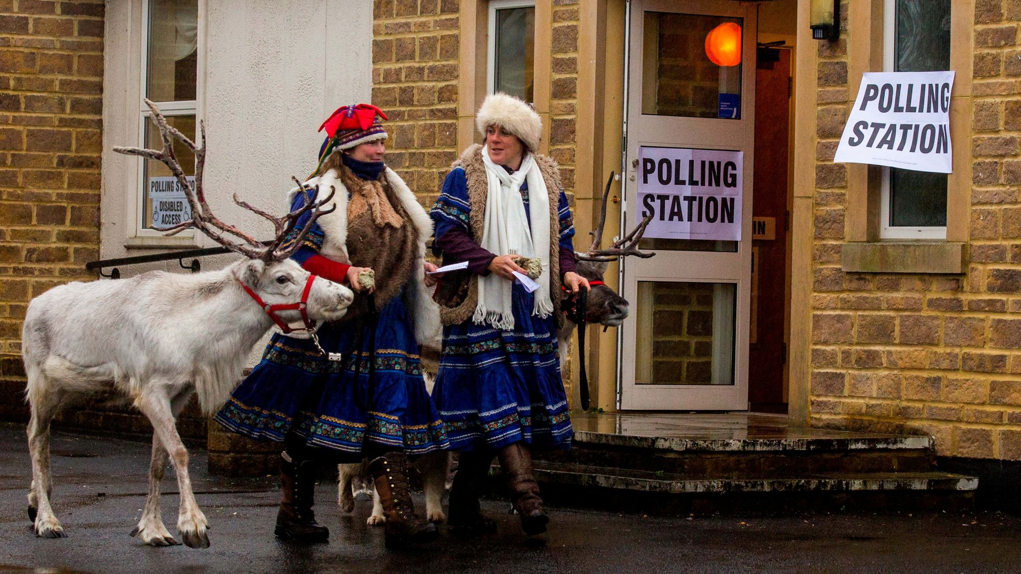 General Election gets pawlitical as voters snap their dogs at the