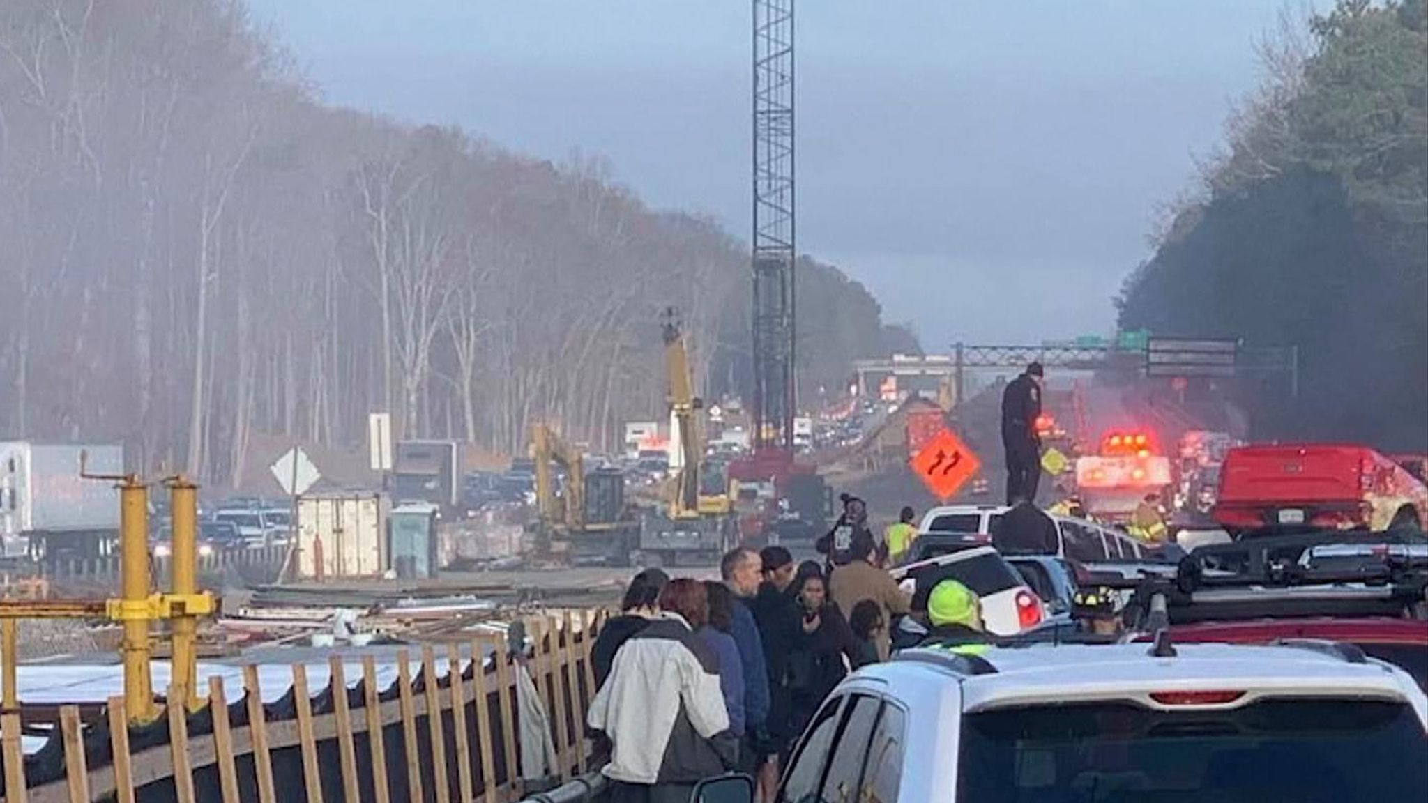 Dozens injured in 69-car pile-up on foggy bridge in Virginia | US News 