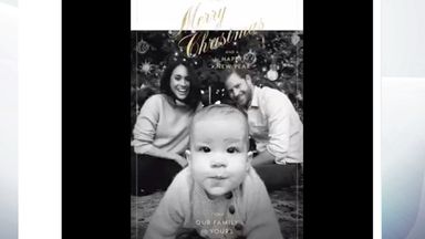 Archie takes centre stage in Harry and Meghan's Christmas card UK