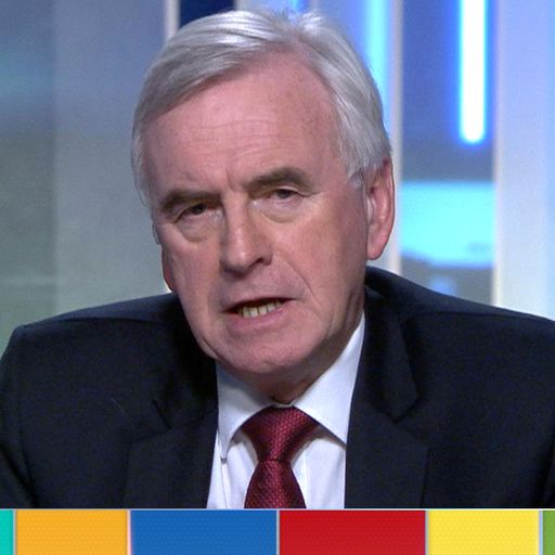 John McDonnell admits Labour could face 'dramatically bad' result