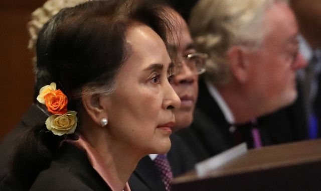 Aung San Suu Kyi: Myanmar leader appears at The Hague for genocide hearing